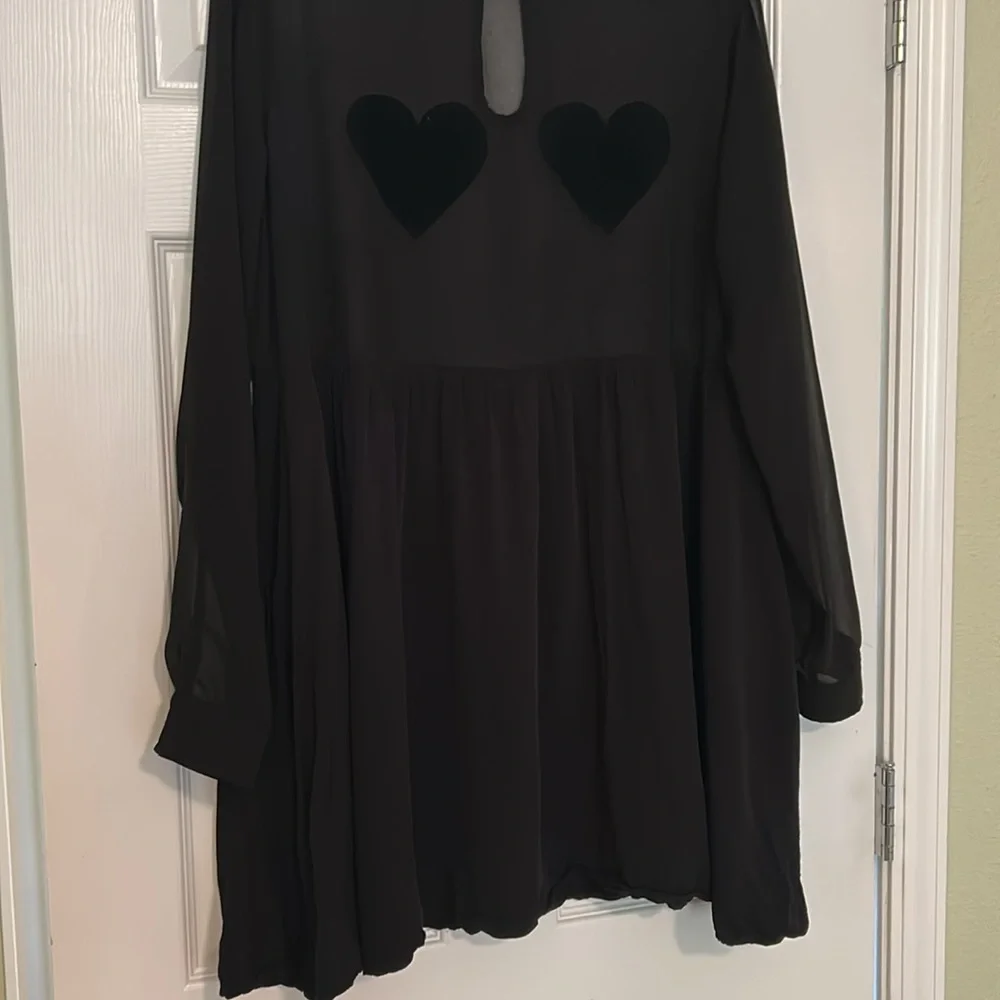 Lazy Oaf Flock Heart Dress M/L - Picture 4 of 9
